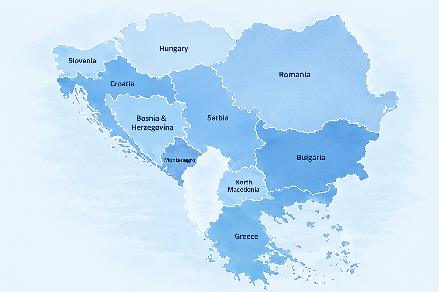 Balkan Map